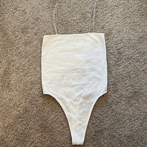 Pacsun Basic white bodysuit